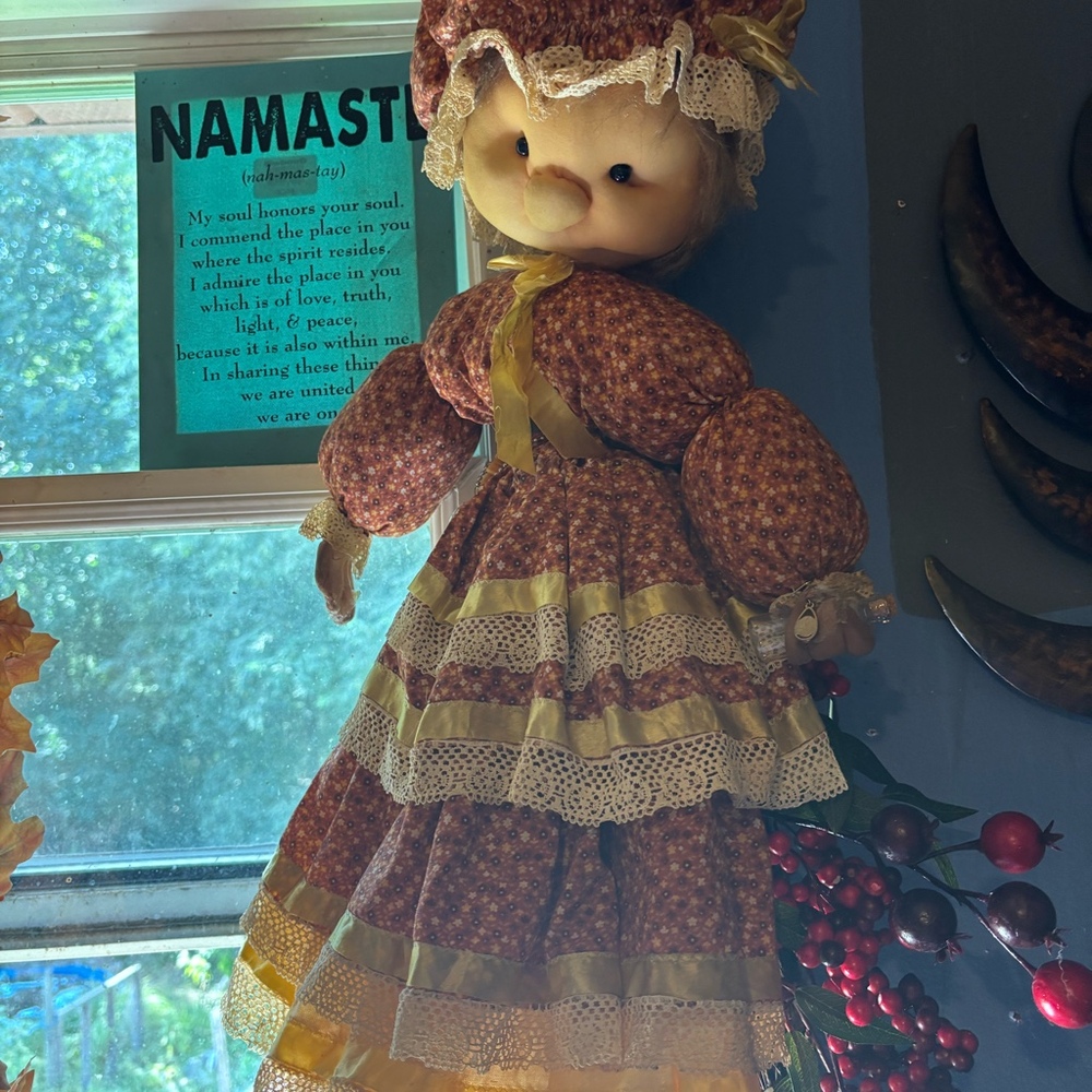Vintage Broom Doll
